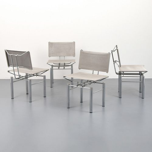 Set of 4 Hans Ullrich Bitsch Chairs