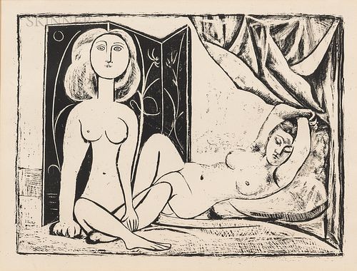 Pablo Picasso (Spanish, 1881-1973), Les deux femmes nues