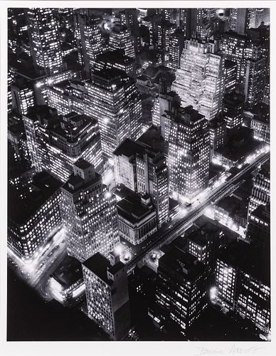 Berenice Abbott (American, 1898-1991), New York at Night