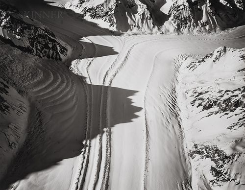 Bradford Washburn (American, 1910-2007), Barnard Glacier, Mt. Natazhat, Alaska Yukon Frontier