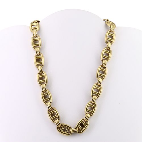 18k yellow gold Link chain Necklace