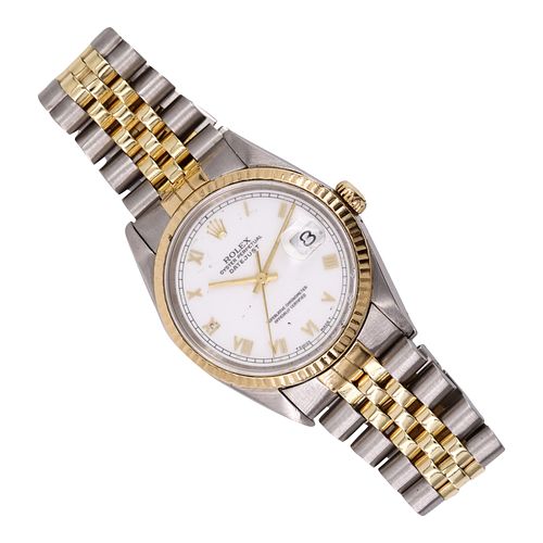 Rolex Datejust 16233 Jubilee Steel Yellow Gold Automatic Watch 
