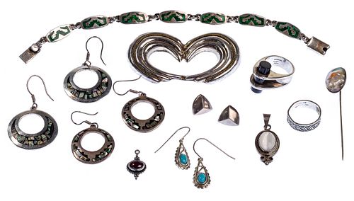 Taxco Sterling Silver Jewelry Assortment