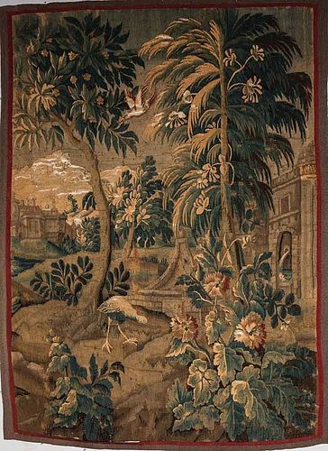 AUBUSSON SCENIC TAPESTRY, 19TH C