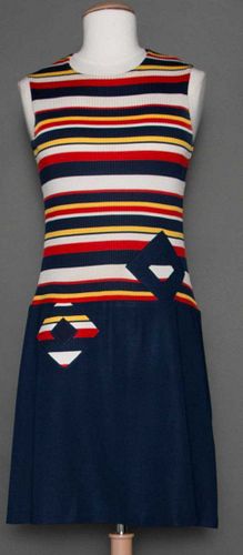 PIERRE CARDIN KNIT DAY DRESS, PARIS, 1960s