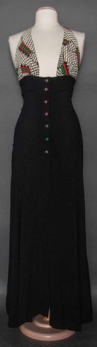 OSSIE CLARK HALTER DRESS, EARLY 1970s