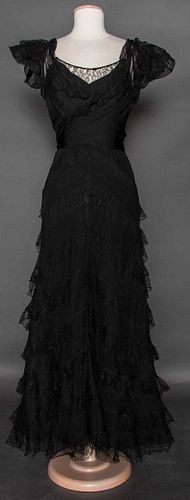 CHANEL LACE EVENING GOWN, FRANCE, 1933
