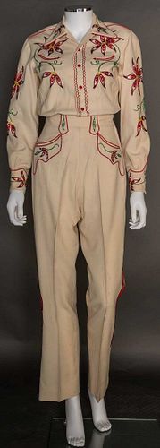 TURK 2-PIECE LADY'S RODEO OUTFIT, 1960-1970