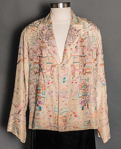 EMBROIDERED EXPORT JACKET, CHINA, 1930s