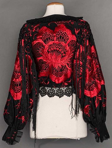 CANTON EMBROIDERED BLOUSE, 1970s