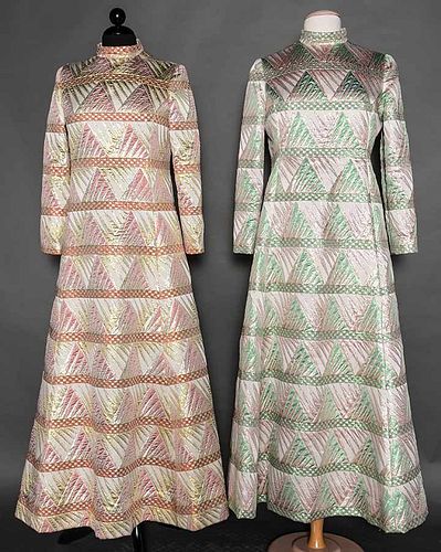 TWO MOLLY PARNIS EVENING GOWNS, 1960s