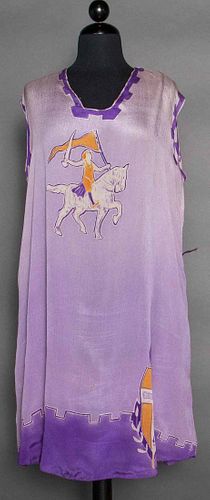 JEANNE D'ARC PRINT DRESS, 1920s