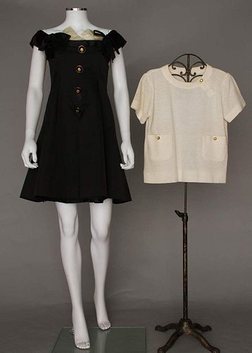 CHANEL SHORT BLACK PARTY DRESS, 1990-2000