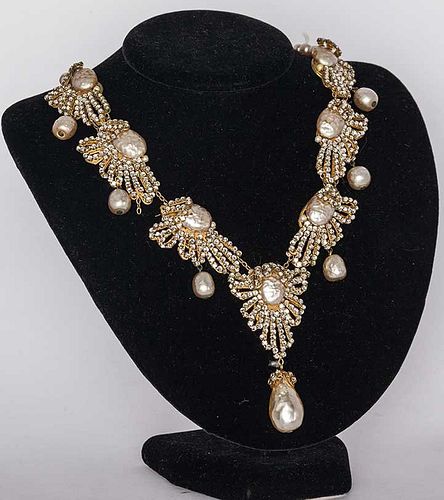 MIRIAM HASKELL NECKLACE, 1940s