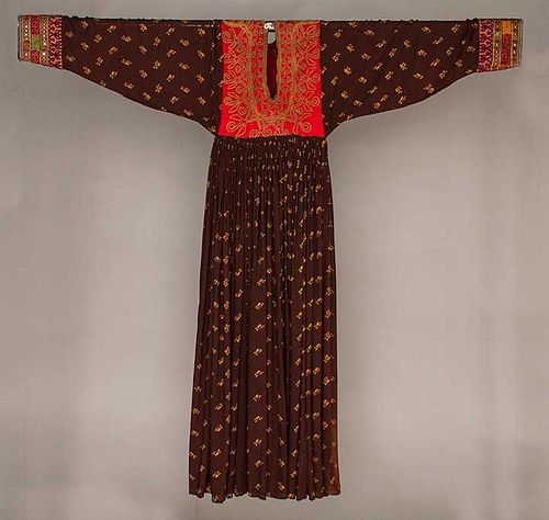 TRIBAL EMBROIDERED DRESS, PAKISTAN, 1970