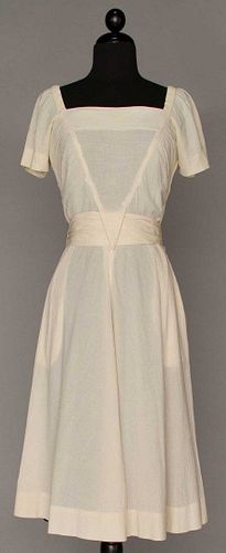 CLAIRE McCARDELL IVORY SUMMER DRESS, 1944