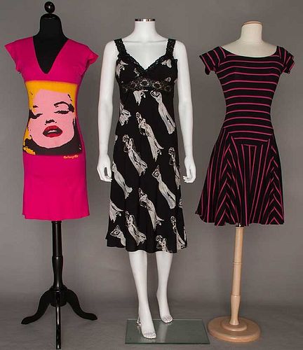 THREE BETSEY JOHNSON DAY DRESSES, 1980-1990s