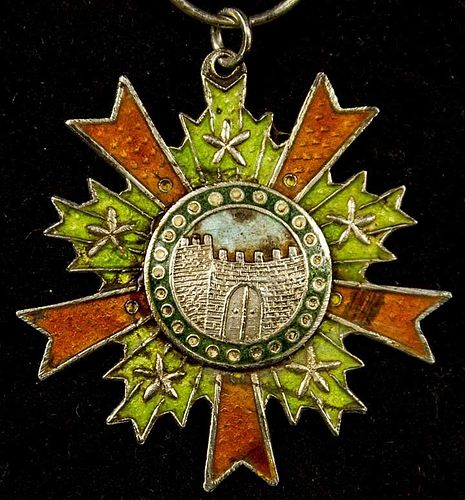 CHINESE MEDAL OF VICTORIOUS GARRISON