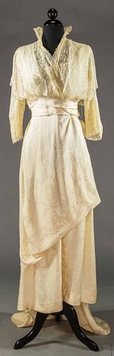 TRAINED CHARMEUSE EVENING GOWN, c. 1912