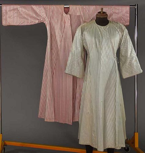 TWO SILK ROBES, MIDDLE EAST, EARLY-MID 20TH C