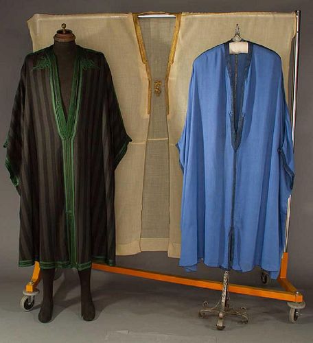 TWO CAFTANS & ONE ROBE, NORTH AFRICA