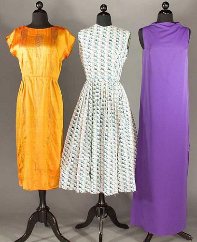 THREE DRESSES, 1955-1965
