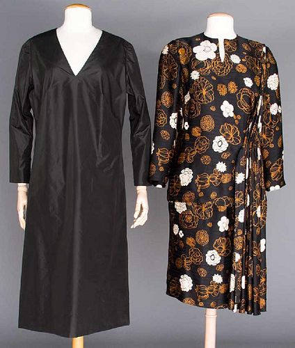 TWO MME. GRES DRESSES, 1970-1980