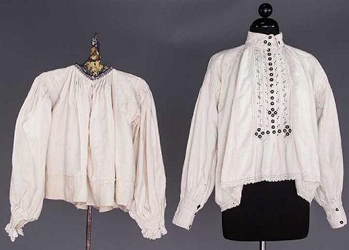 TWO EMBROIDERED REGIONAL BLOUSES, TRANSYLVANIA
