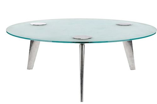 Mid Century Modern Cocktail Table, Philippe Starck