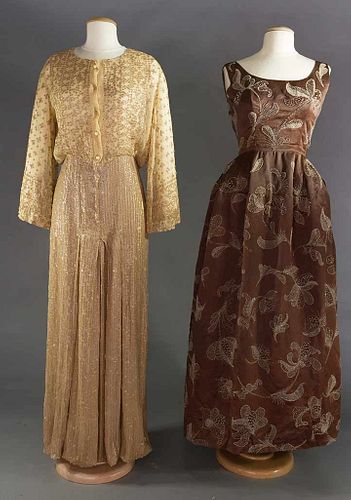 DIOR & GIVENCHY EVENING GOWNS, 1960 & 1970