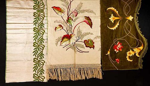 3 EMBROIDERED TEXTILES
