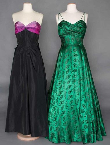 TWO BALL GOWNS, 1946-1950