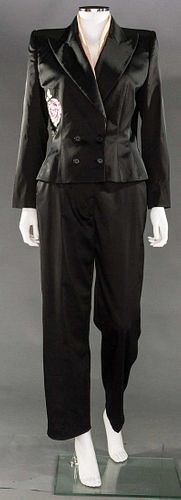 ALEXANDER McQUEEN EMBROIDERED PANT SUIT, A-W 1997