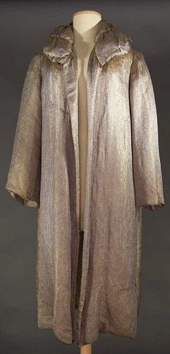 LILAC LAME EVENING COAT, CAIRO, 1920s