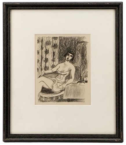 Walt Kuhn "Coryphee" Pencil Signed Lithograph