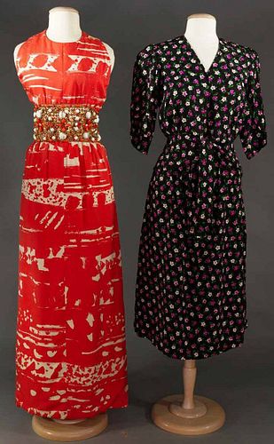 GIVENCHY EVENING & DAY DRESSES, 1960 & 1980