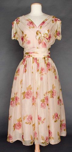 CHRISTIAN DIOR COUTURE PARTY DRESS, S-S 1956