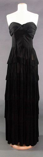 JEAN DESSES COUTURE EVENING GOWN, LATE 1940s
