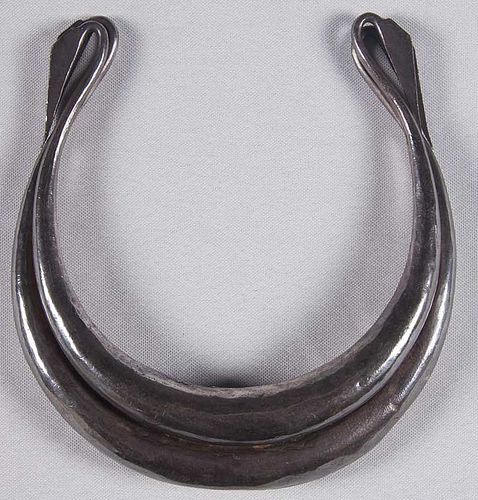 SILVER NECK RING, AFRICA
