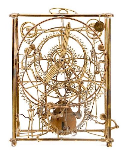 Gordon Bradt, Six Man Sculptural Kinetic Clock