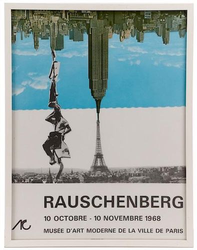 Rauschenberg Paris Exhibition, Museum Poster, 1968