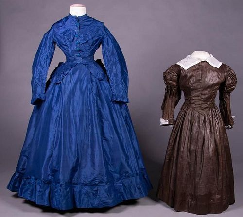 CENTENNIAL PILGRIM COSTUME & LADIES DAY DRESS, c. 1876