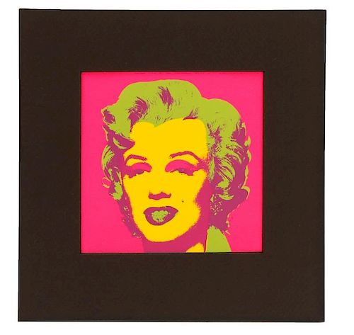 Andy Warhol, "Marilyn"-1967, Pencil Signed