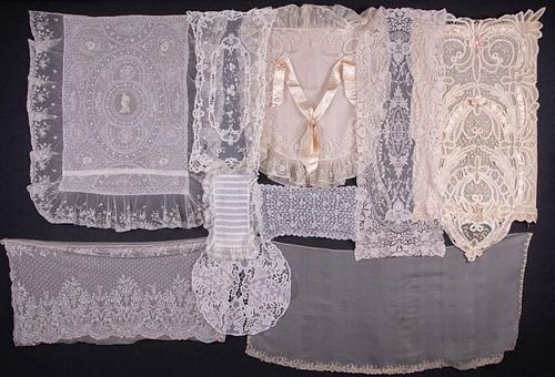 ASSORTED HOUSEHOLD TEXTILES, 1890-1920s