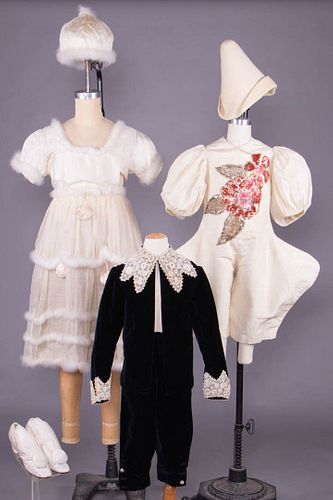 THREE CHILDRENS FANCY DRESS COSTUMES, LONDON, 1910-1920