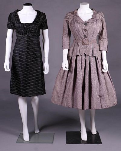 TWO DIOR DAY DRESSES, PARIS & NEW YORK, 1950-1960