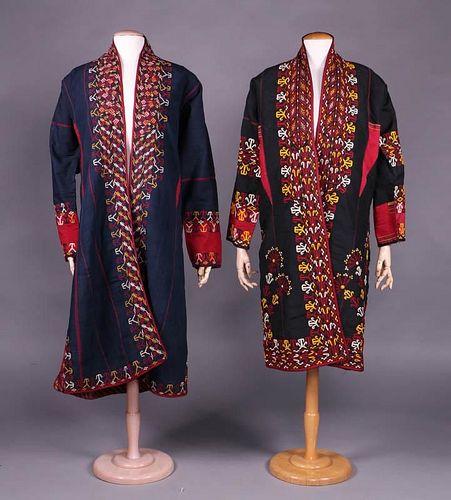 TWO HANDMADE CHERPIS, TURKMENISTAN, EARLY 20TH C.