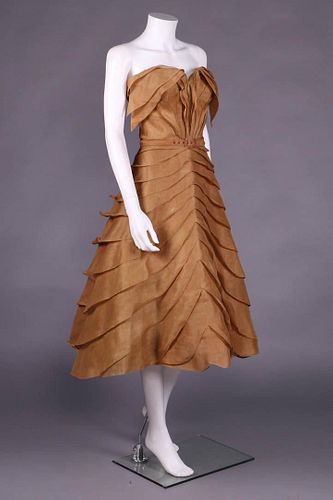 COUTURE MAGNANI PARTY DRESS, FLORENCE, ITALY, 1950s