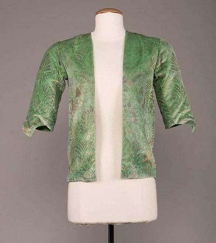 GALLENGA STENCILED JACKET, 1930s