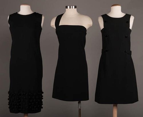 THREE LITTLE BLACK DRESSES, ITALY & FRANCE, 1960s